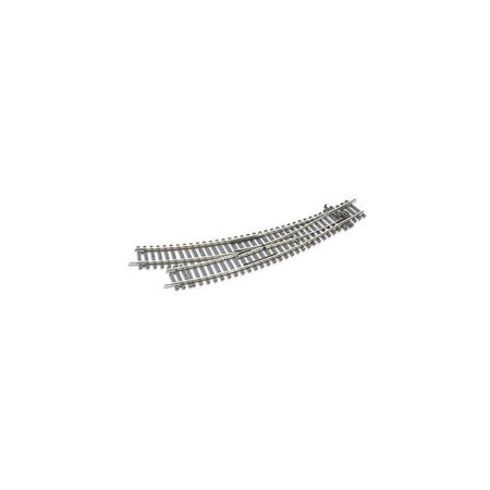PECO Peco PCOST-244 HO Scale Curved Double Radius Right Hand Turnout Track PCOST-244